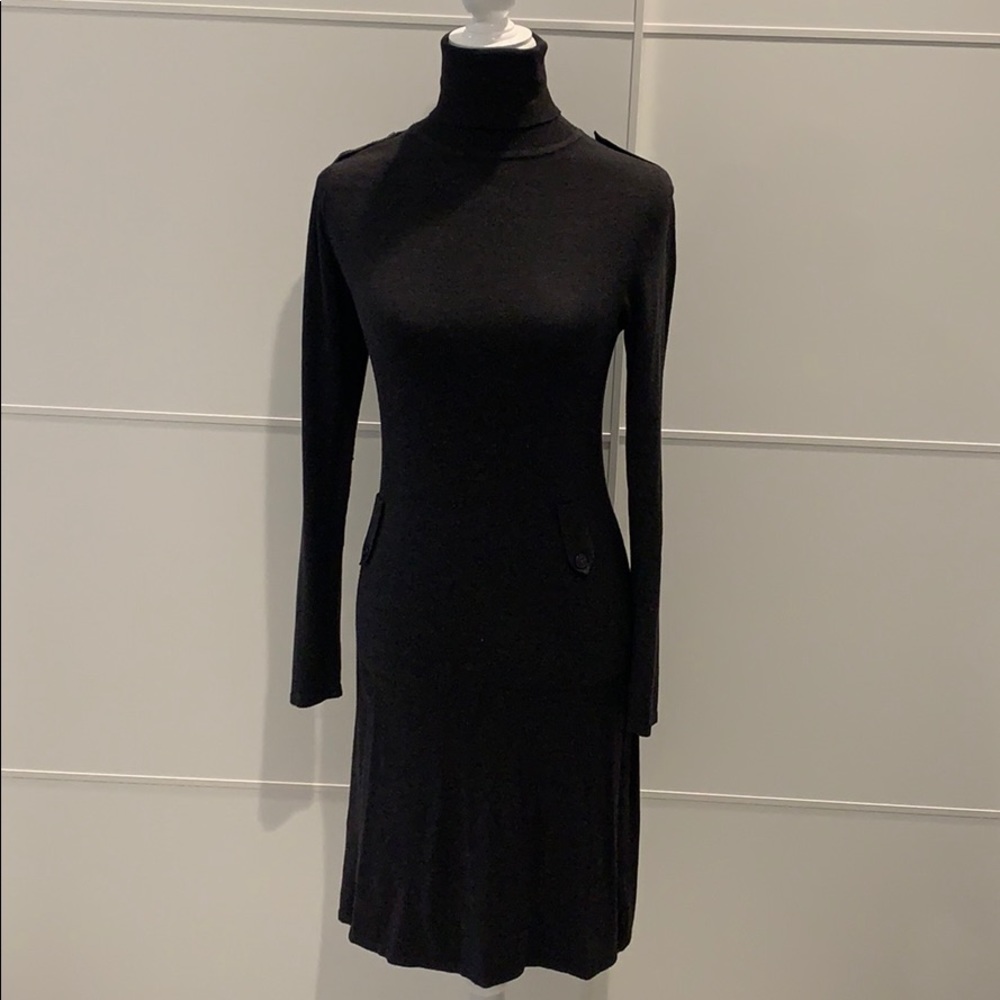 Elegant Turtleneck Sweater Dress